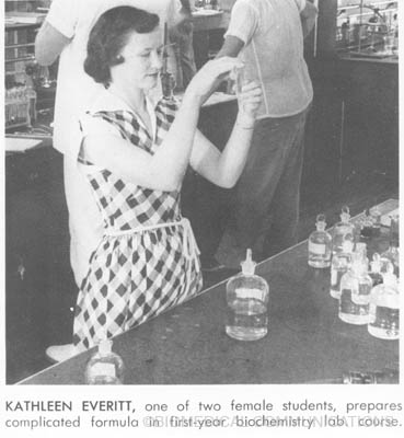 female student from the 50s