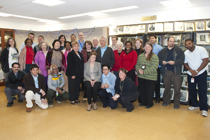 Library group photo