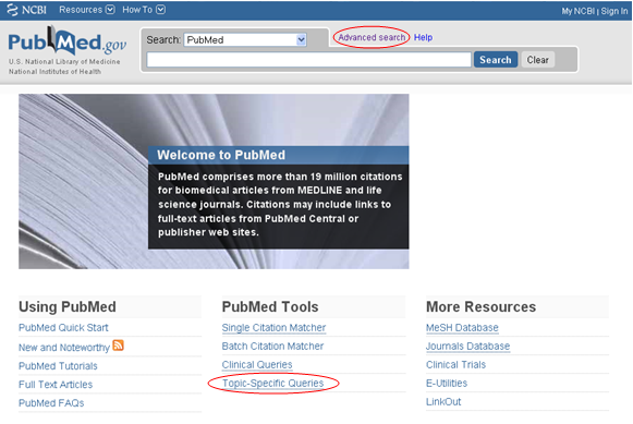 PubMed Redesign Screenshot